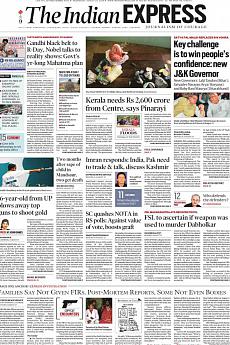 The Indian Express Mumbai - August 22nd 2018