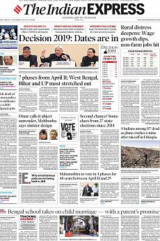 The Indian Express Mumbai - March 11th 2019