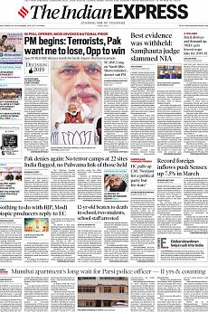 The Indian Express Mumbai - March 29th 2019