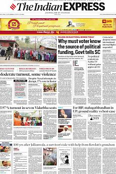 The Indian Express Mumbai - April 12th 2019