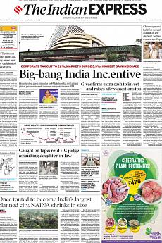 The Indian Express Mumbai - September 21st 2019