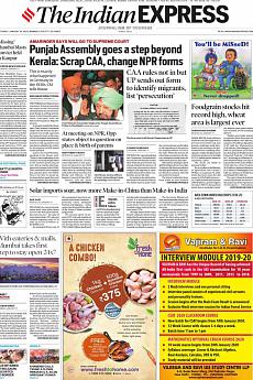 The Indian Express Mumbai - January 18th 2020
