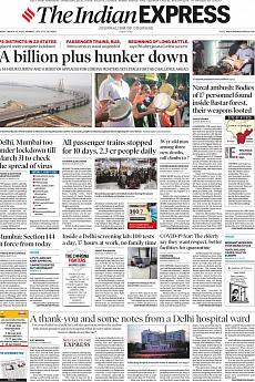 The Indian Express Mumbai - March 23rd 2020