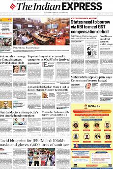 The Indian Express Mumbai - August 28th 2020