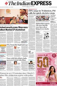 The Indian Express Mumbai - March 18th 2021