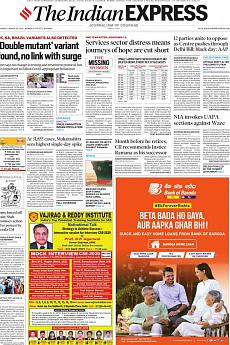 The Indian Express Mumbai - March 25th 2021