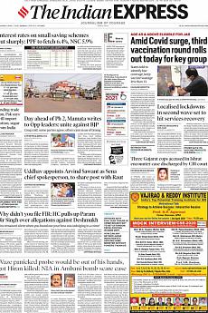 The Indian Express Mumbai - April 1st 2021