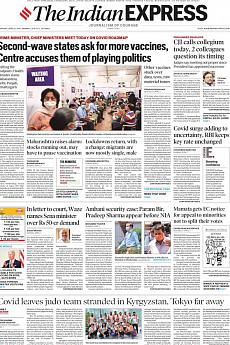 The Indian Express Mumbai - April 8th 2021
