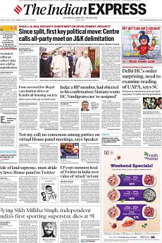 The Indian Express Mumbai - June 19th 2021