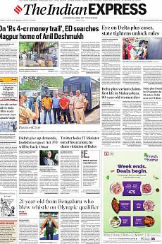 The Indian Express Mumbai - June 26th 2021