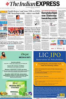 The Indian Express Mumbai - February 18th 2022
