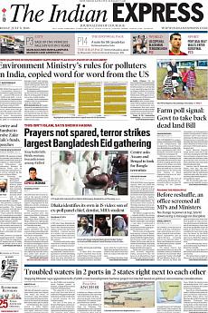 The Indian Express Delhi - July 8th 2016