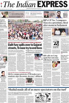 The Indian Express Delhi - July 21st 2016