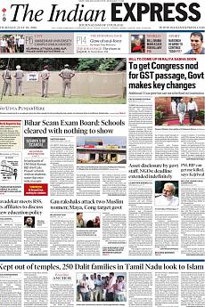The Indian Express Delhi - July 28th 2016