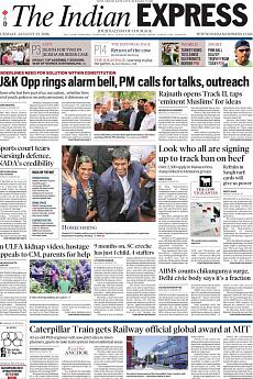 The Indian Express Delhi - August 23rd 2016