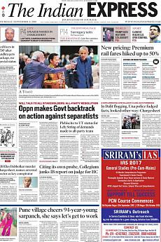 The Indian Express Delhi - September 8th 2016