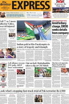 The Indian Express Delhi - September 11th 2016