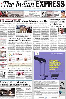 The Indian Express Delhi - September 12th 2016