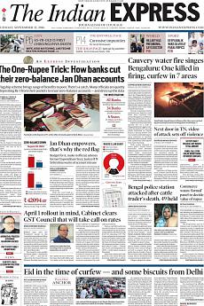The Indian Express Delhi - September 13th 2016