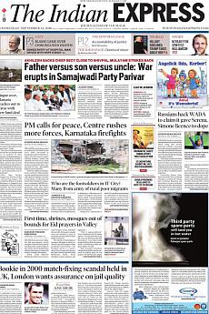 The Indian Express Delhi - September 14th 2016