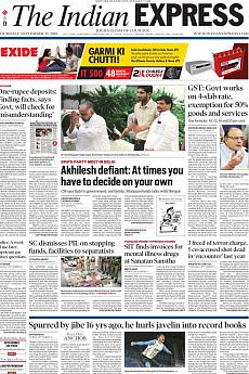 The Indian Express Delhi - September 15th 2016
