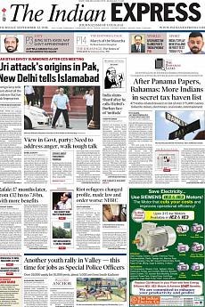 The Indian Express Delhi - September 22nd 2016