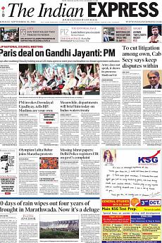 The Indian Express Delhi - September 26th 2016
