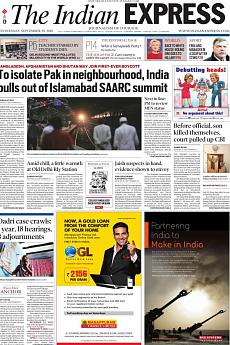 The Indian Express Delhi - September 28th 2016