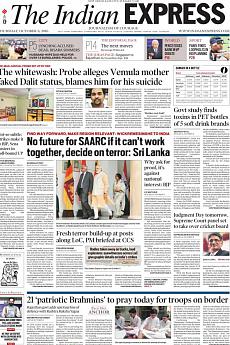 The Indian Express Delhi - October 6th 2016