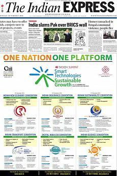 The Indian Express Delhi - October 17th 2016