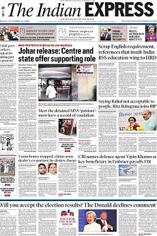 The Indian Express Delhi - October 21st 2016