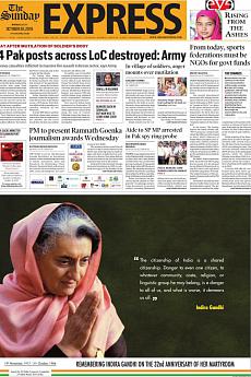 The Indian Express Delhi - October 30th 2016