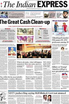 The Indian Express Delhi - November 9th 2016