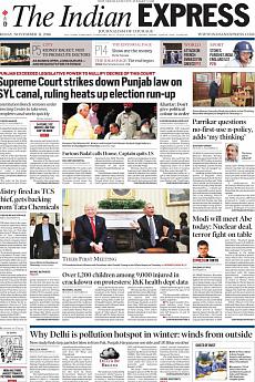 The Indian Express Delhi - November 11th 2016