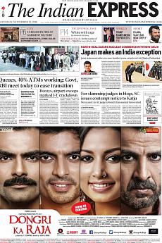 The Indian Express Delhi - November 12th 2016