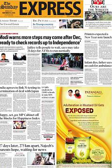 The Indian Express Delhi - November 13th 2016