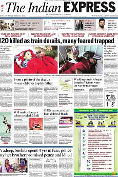 The Indian Express Delhi - November 21st 2016