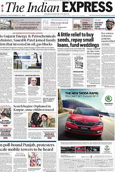 The Indian Express Delhi - November 22nd 2016