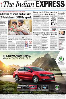 The Indian Express Delhi - November 24th 2016