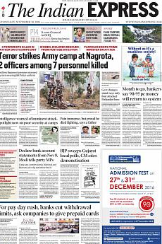 The Indian Express Delhi - November 30th 2016