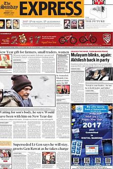The Indian Express Delhi - January 1st 2017