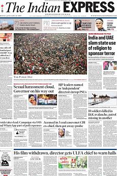 The Indian Express Delhi - January 27th 2017