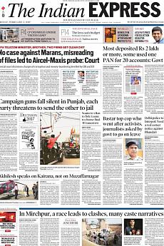 The Indian Express Delhi - February 3rd 2017