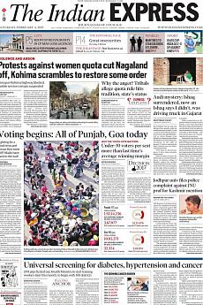 The Indian Express Delhi - February 4th 2017