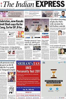 The Indian Express Delhi - February 23rd 2017