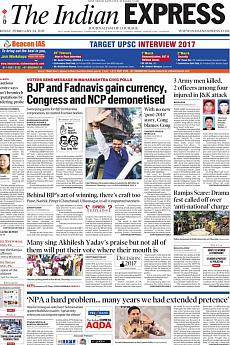 The Indian Express Delhi - February 24th 2017