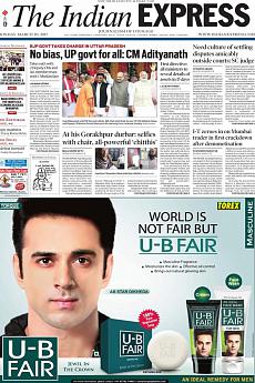 The Indian Express Delhi - March 20th 2017