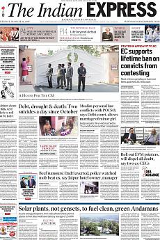 The Indian Express Delhi - March 21st 2017