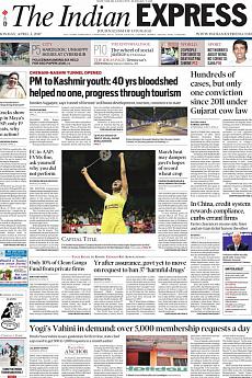 The Indian Express Delhi - April 3rd 2017