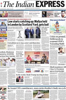 The Indian Express Delhi - April 19th 2017